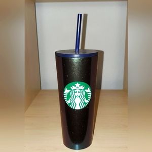 Starbucks Glitter Green/Blue 16OZ. Stainless Steel